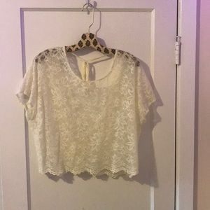 Vintage lace top